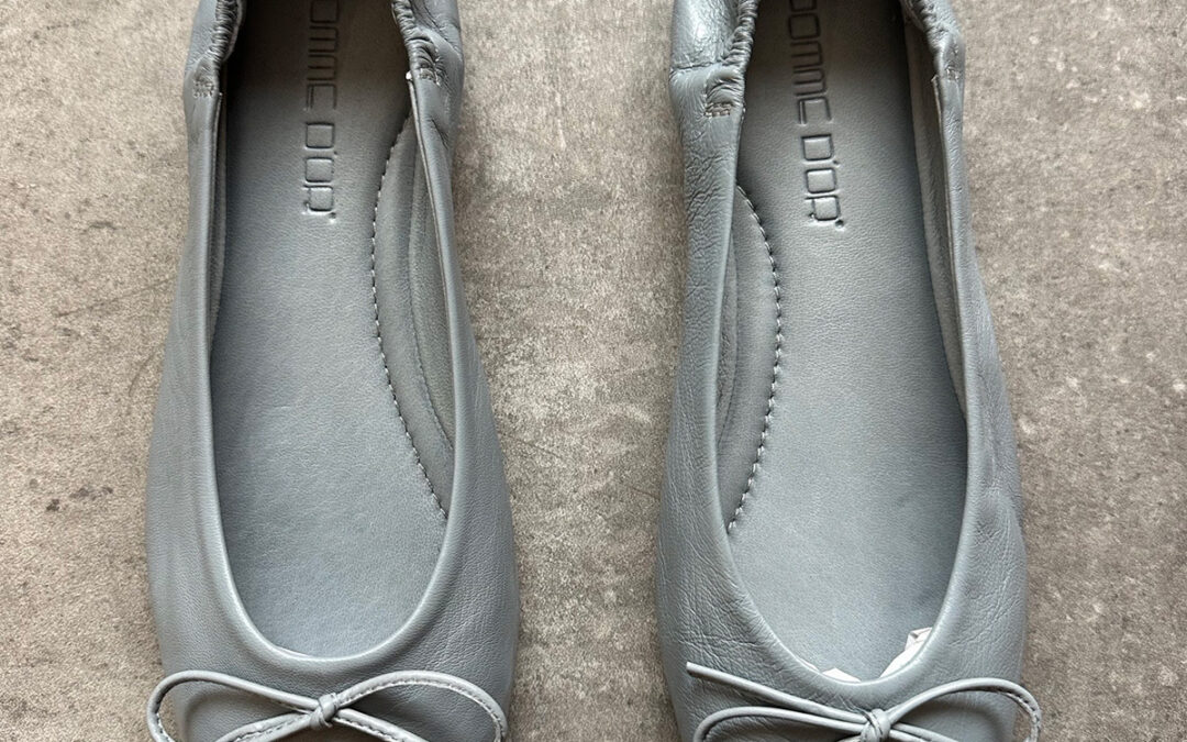 Ballerinas GIORGIA, Hellblau 37, 39, 39 ½, Leder 