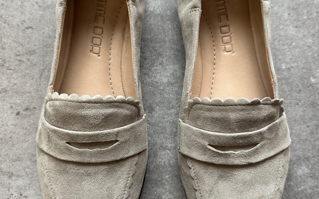 Loafer GRACE Helles Salbei 37, 37 ½, 38, Leder