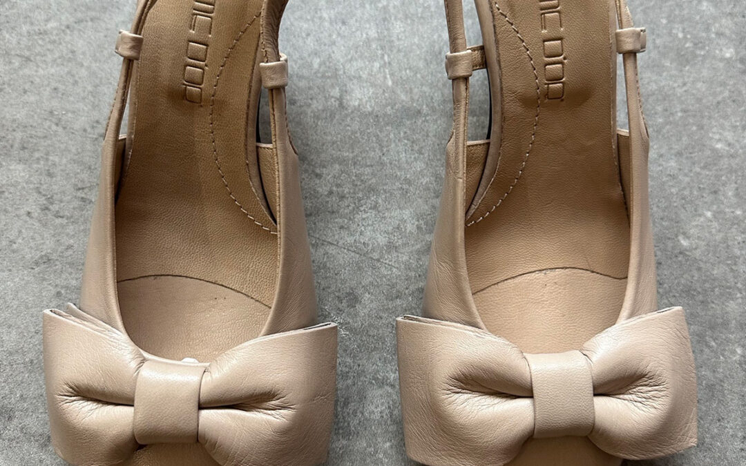 Slingpumps HENRIETTE Beige 37 ½, 38, 38 ½ Leder